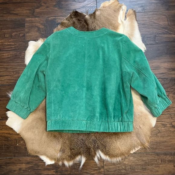 RARE Vintage 1980’s Bernardo Leather Zippered Bomber Jacket - Picture 5 of 5